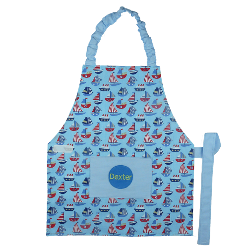Personalised Children's Aprons - 3 sizes (Age 2-4, Age 5-8, Age 9-12)