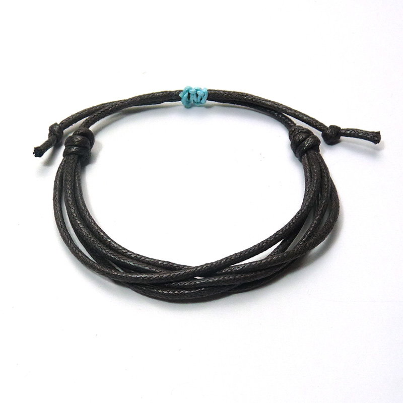Cotton Cord Bracelet Brown