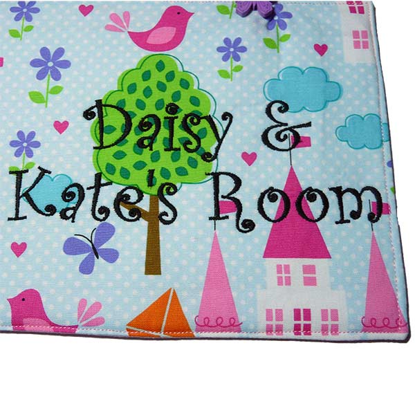 Door Name Plaque Personlaised Large