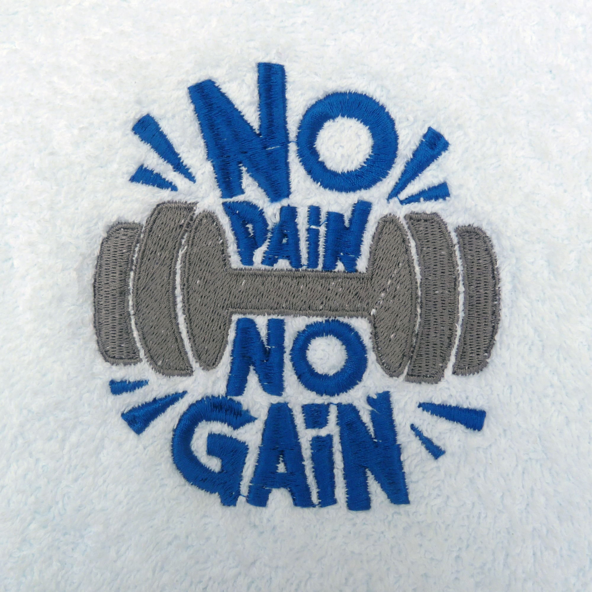 No Pain No Gain Sports Towel Gym Design