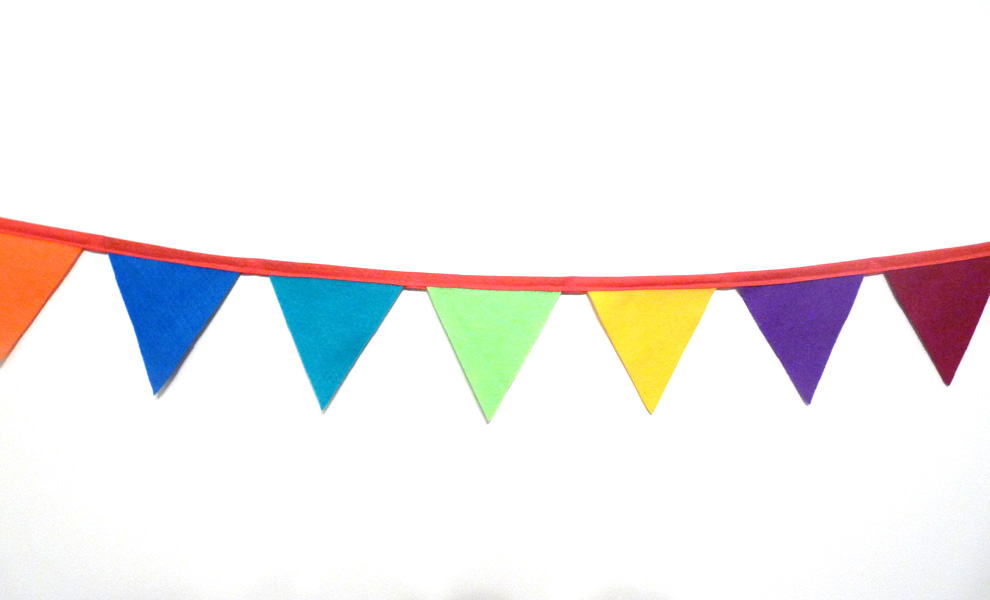 Mini Felt Bunting Vicki Evans UK