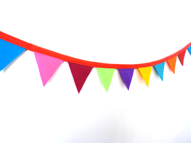 Mini Felt Bunting