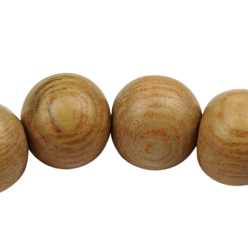 Rosewood wood bead bracelet – rich grain natural rosewood bracelet by Vicki Evans