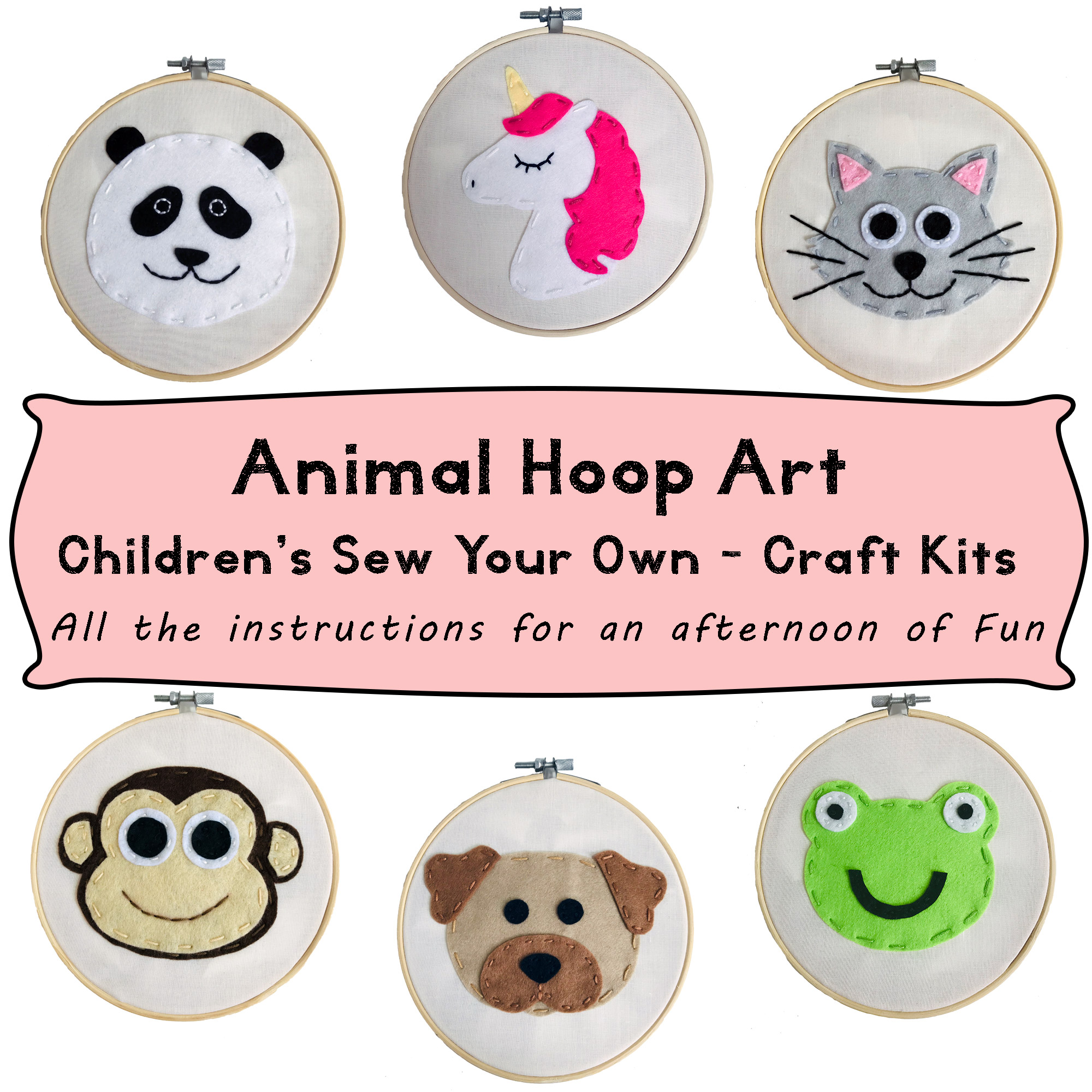 Sew Your Own Craft Kit for Kids – Felt Sewing Activity Pack